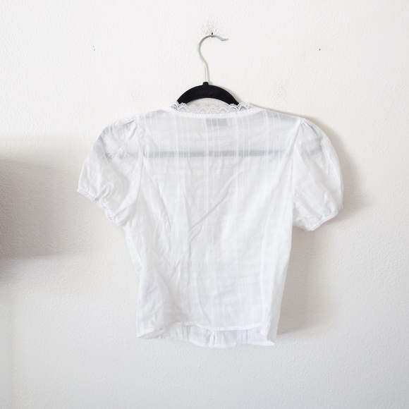 Peppermayo Sweet Lullaby Button Up Shirt White - Picture 6 of 6